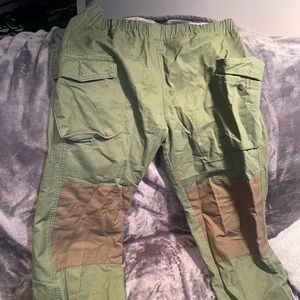 Olive green cargo pants